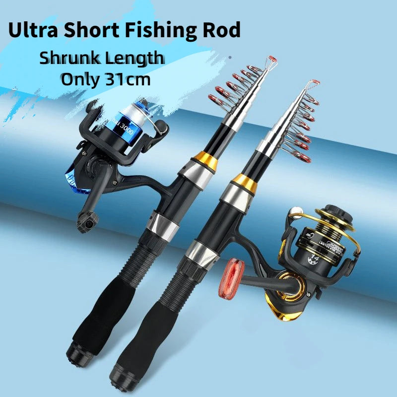 Mini Fishing Pole Super Hard Long Range