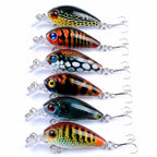6pcs Floating Crankbaits Fishing Lures Set Swimbait Topwater Hard Bait Kit Artificial Wobblers For Trolling Carp Bass Pike Fish