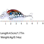 6pcs Floating Crankbaits Fishing Lures Set Swimbait Topwater Hard Bait Kit Artificial Wobblers For Trolling Carp Bass Pike Fish