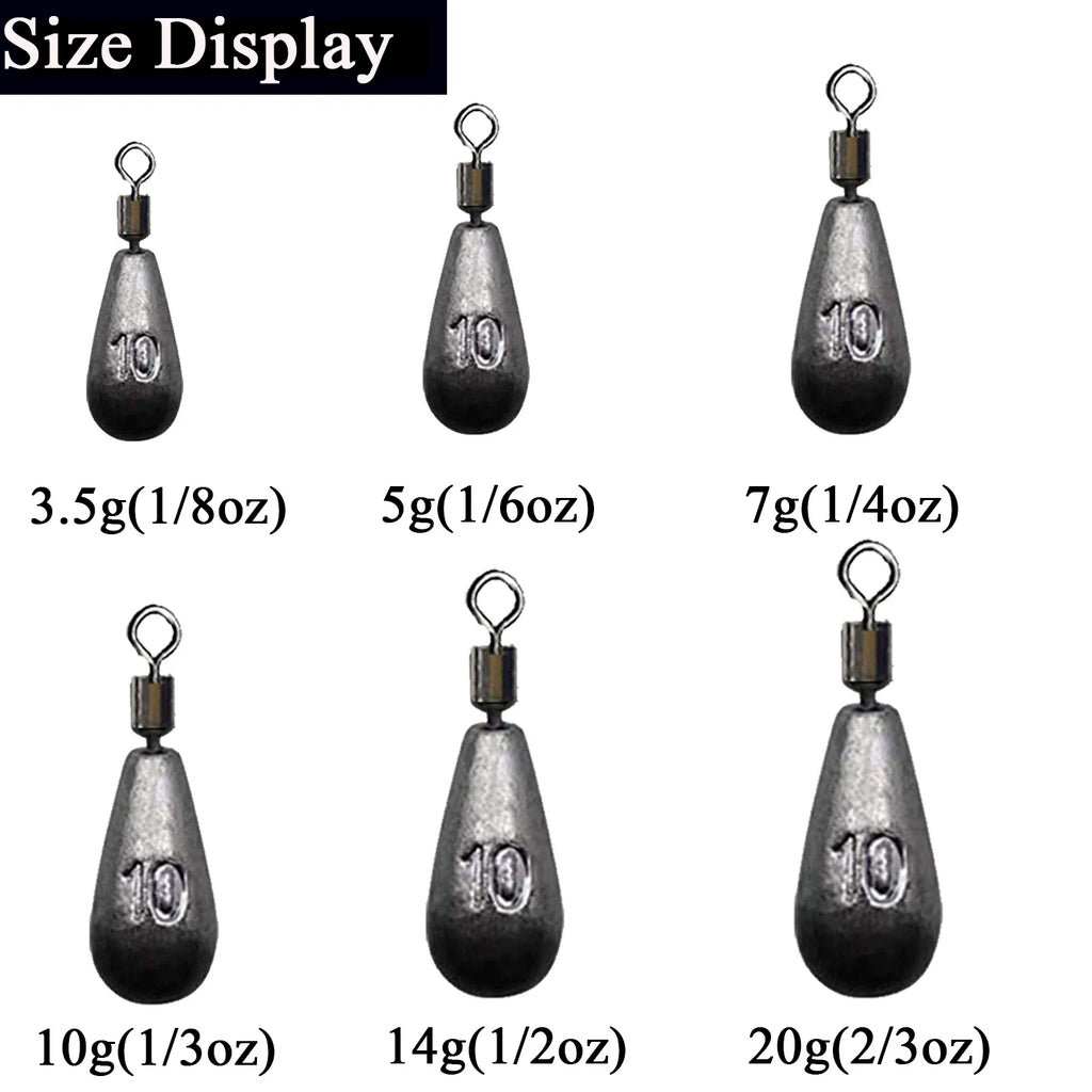 Versatile Fishing Weights