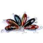 6pcs Floating Crankbaits Fishing Lures Set Swimbait Topwater Hard Bait Kit Artificial Wobblers For Trolling Carp Bass Pike Fish