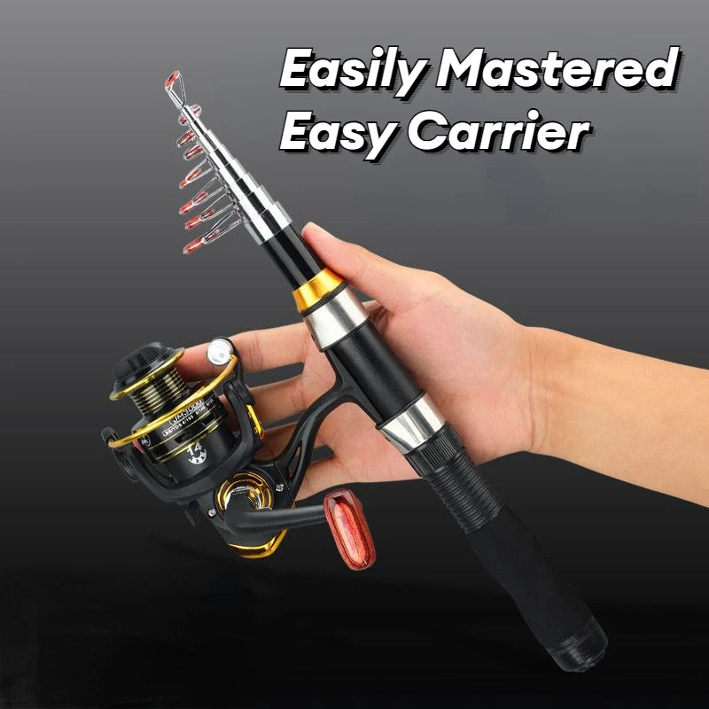 Mini Fishing Pole Super Hard Long Range